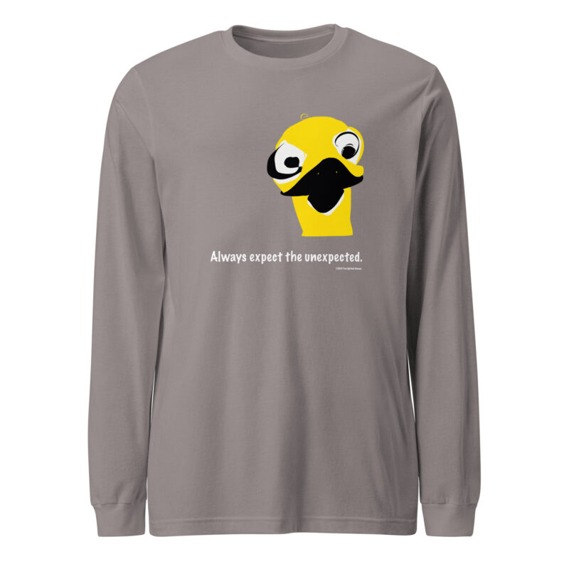 ALWAYS EXPECT THE UNEXPECTED - Unisex Long Sleeve Tee - Image 36