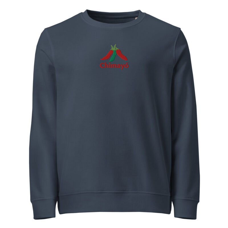 CHIMAYO CHILE - Unisex Organic Sweatshirt (embroidered) - Image 3