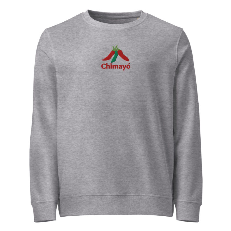CHIMAYO CHILE - Unisex Organic Sweatshirt (embroidered) - Image 5
