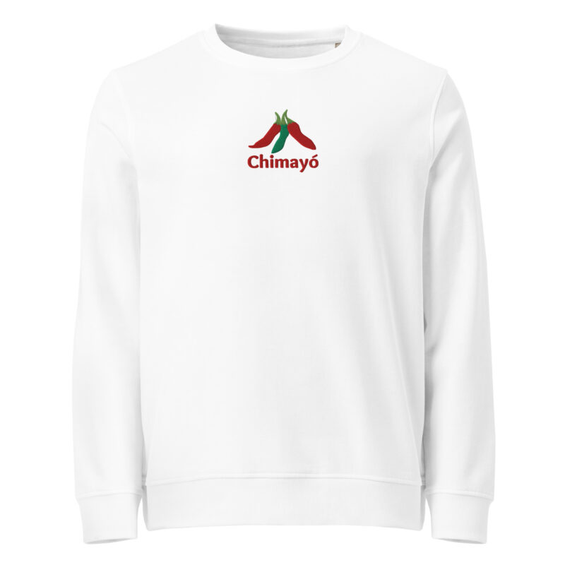 CHIMAYO CHILE - Unisex Organic Sweatshirt (embroidered) - Image 6