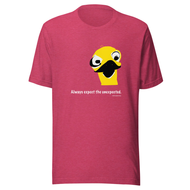 ALWAYS EXPECT THE UNEXPECTED - Unisex Staple T-Shirt - Image 4