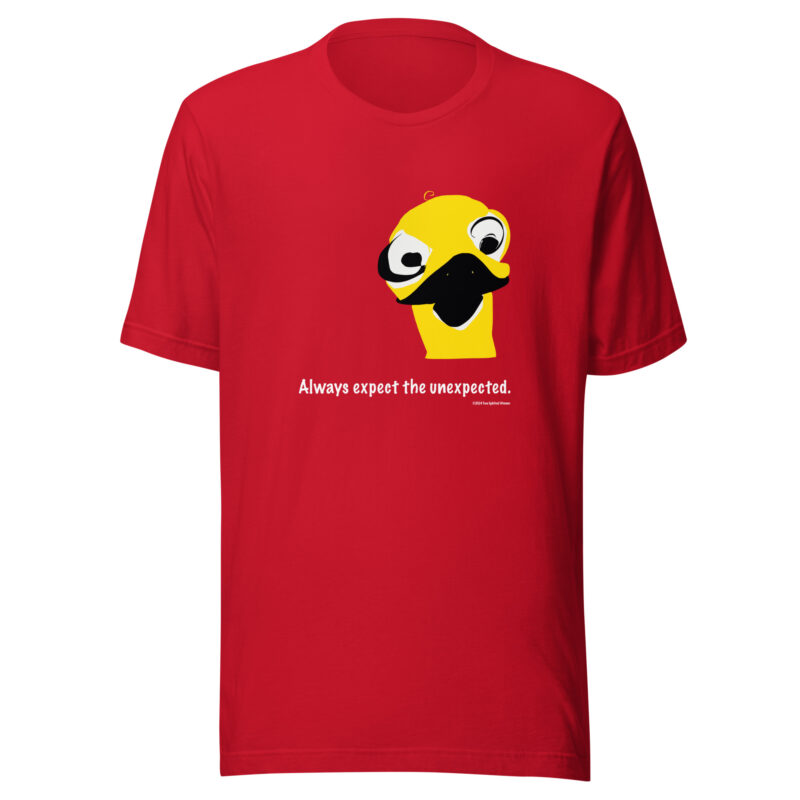 ALWAYS EXPECT THE UNEXPECTED - Unisex Staple T-Shirt - Image 2