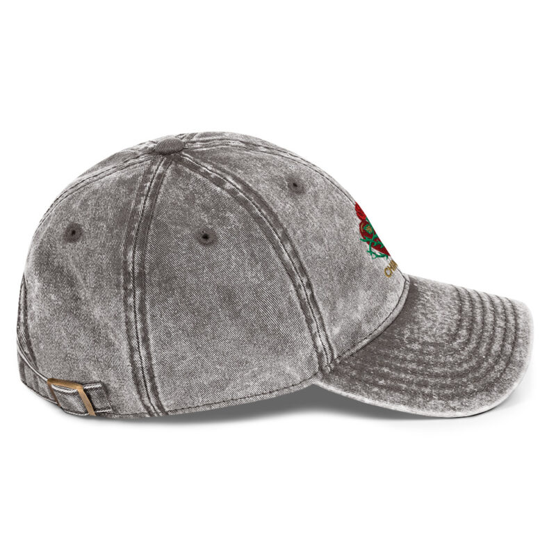CHIMAYO HEART WITH ROSE - Vintage Cotton Otto Cap - Image 16