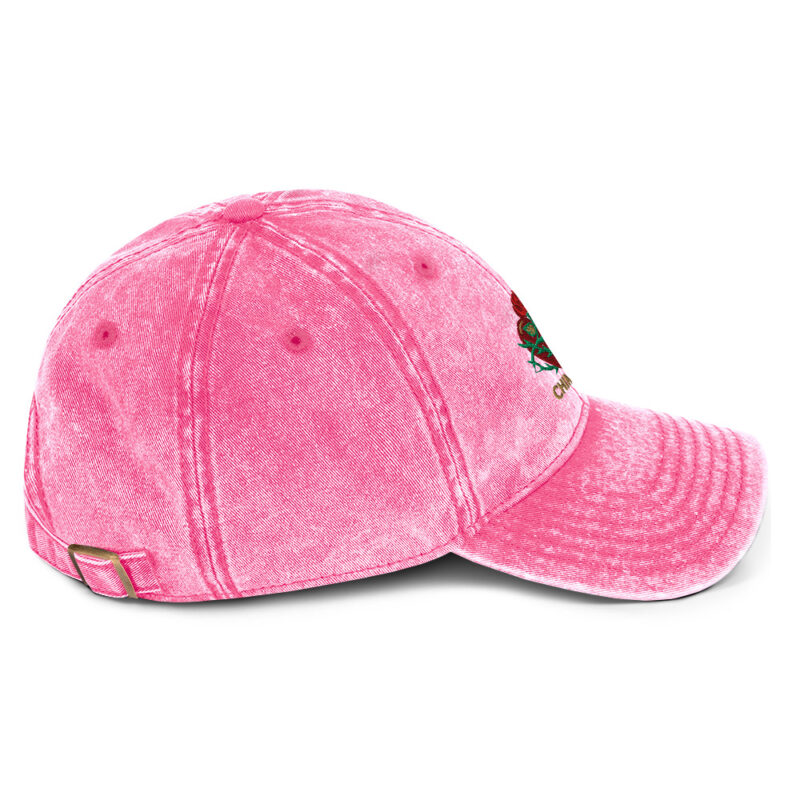 CHIMAYO HEART WITH ROSE - Vintage Cotton Otto Cap - Image 12