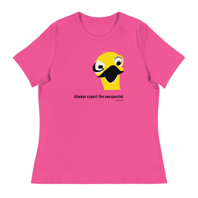 ALWAYS EXPECT THE UNEXPECTED - Women's Relaxed T-Shirt - Image 4