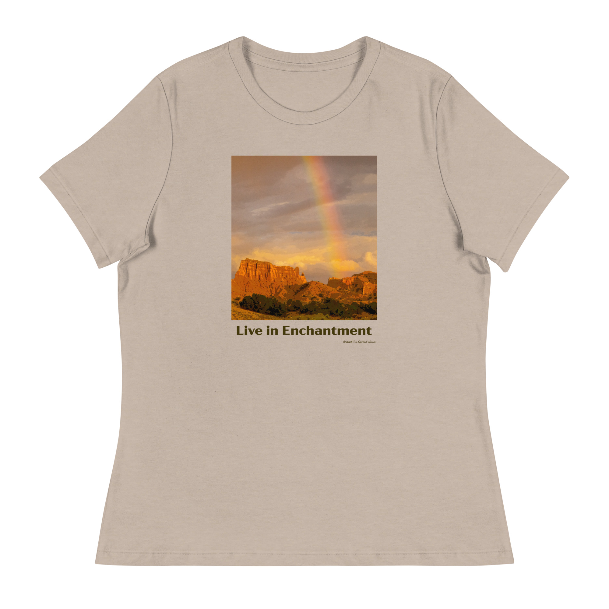 LIVE IN ENCHANTMENT - Women's Relaxed T-Shirt - Image 5