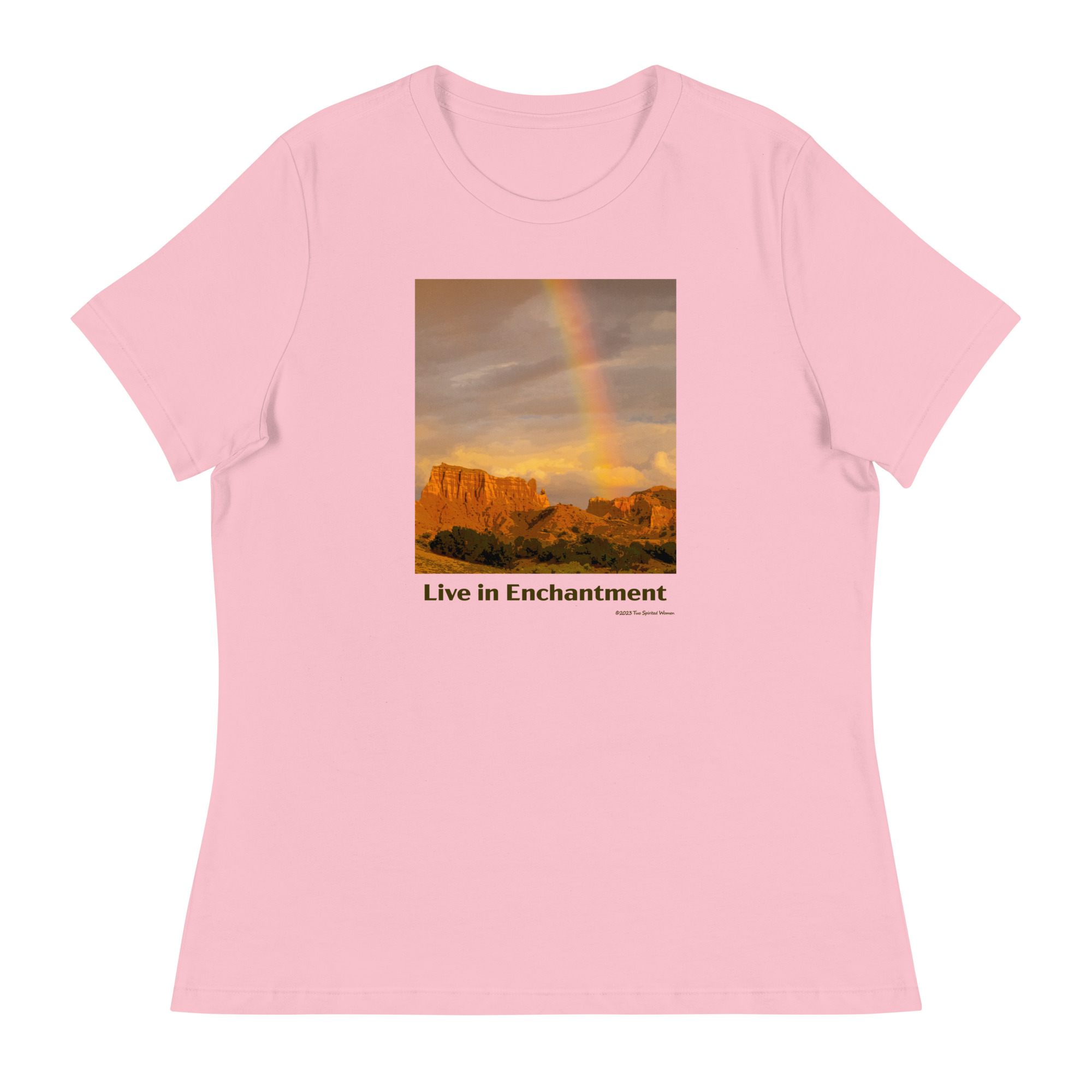 LIVE IN ENCHANTMENT - Women's Relaxed T-Shirt - Image 6