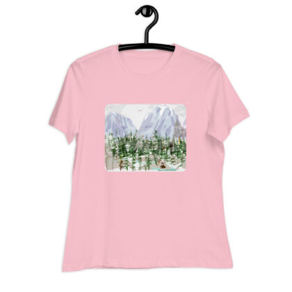 SNOWY ROCKIES - Women's Relaxed T-Shirt