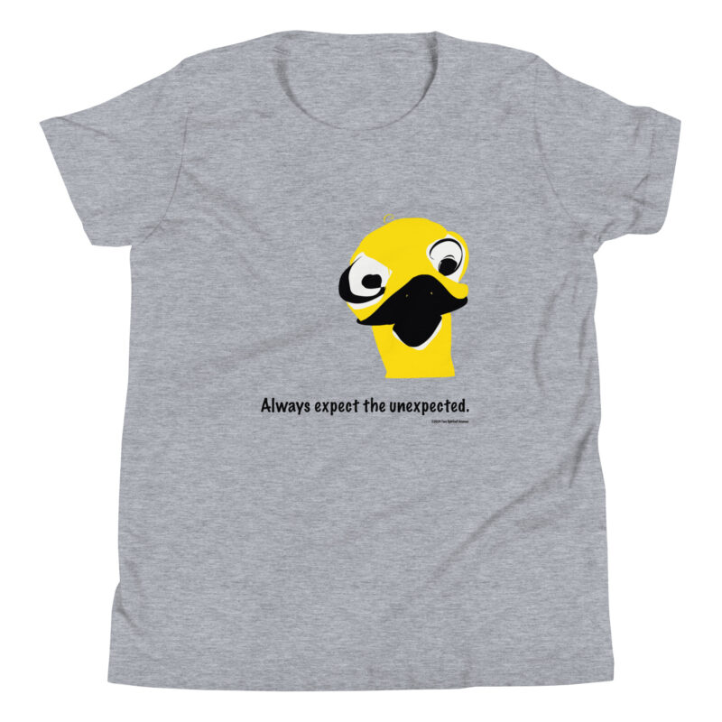 ALWAYS EXPECT THE UNEXPECTED - Youth T-Shirt - Image 2