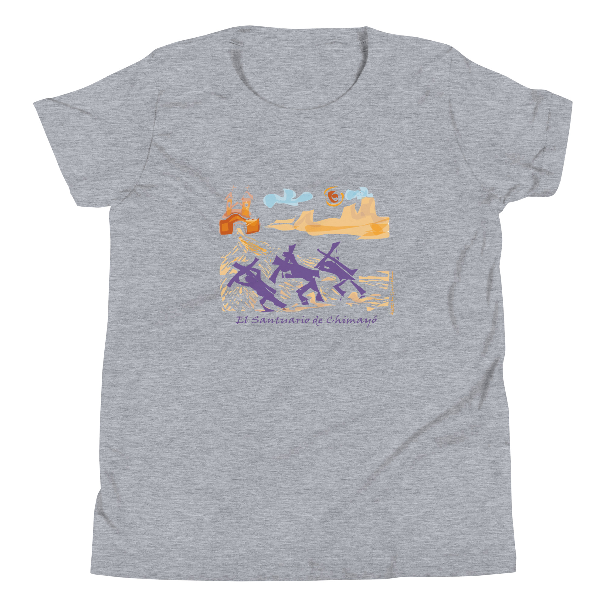 CHIMAYO PILGRIMAGE - Youth T-Shirt - Image 7