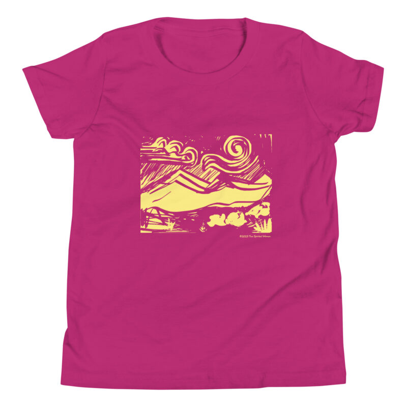 YELLOW MOUNTAINS - Youth T-Shirt - Image 7