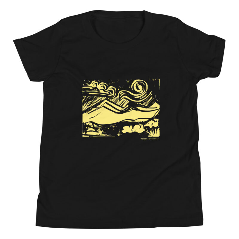 YELLOW MOUNTAINS - Youth T-Shirt - Image 2