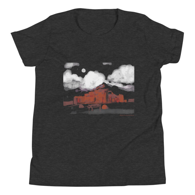 TAOS PUEBLO NIGHT - Youth T-Shirt - Image 8