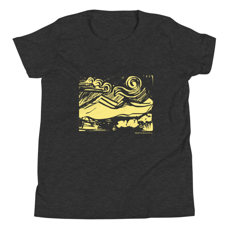YELLOW MOUNTAINS - Youth T-Shirt - Image 5