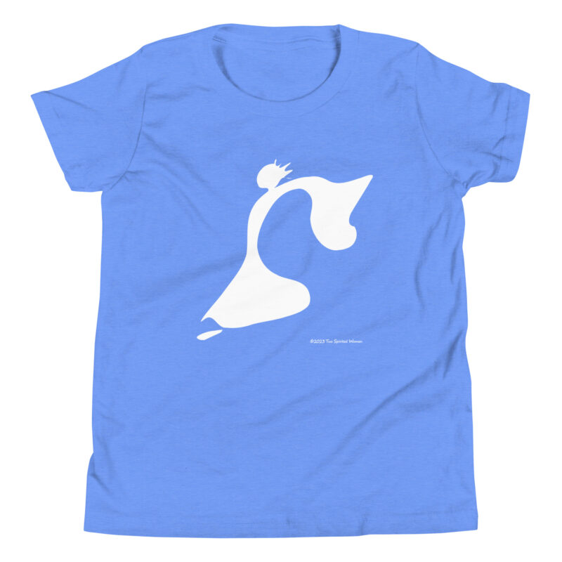 TAKE THE LEAP (purple/white) - Youth T-Shirt - Image 7