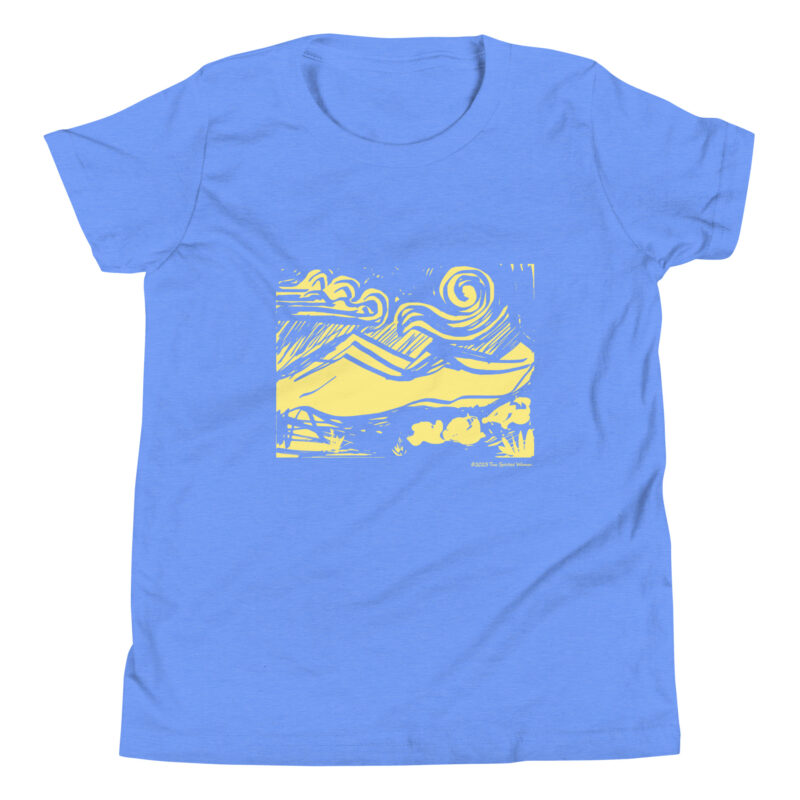 YELLOW MOUNTAINS - Youth T-Shirt - Image 9