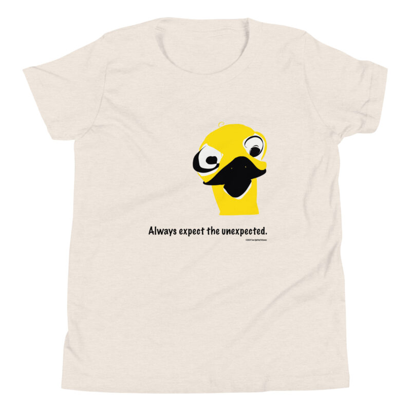 ALWAYS EXPECT THE UNEXPECTED - Youth T-Shirt - Image 3