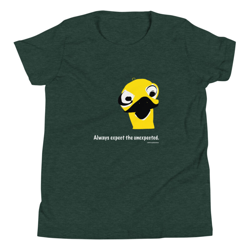 ALWAYS EXPECT THE UNEXPECTED - Youth T-Shirt - Image 4