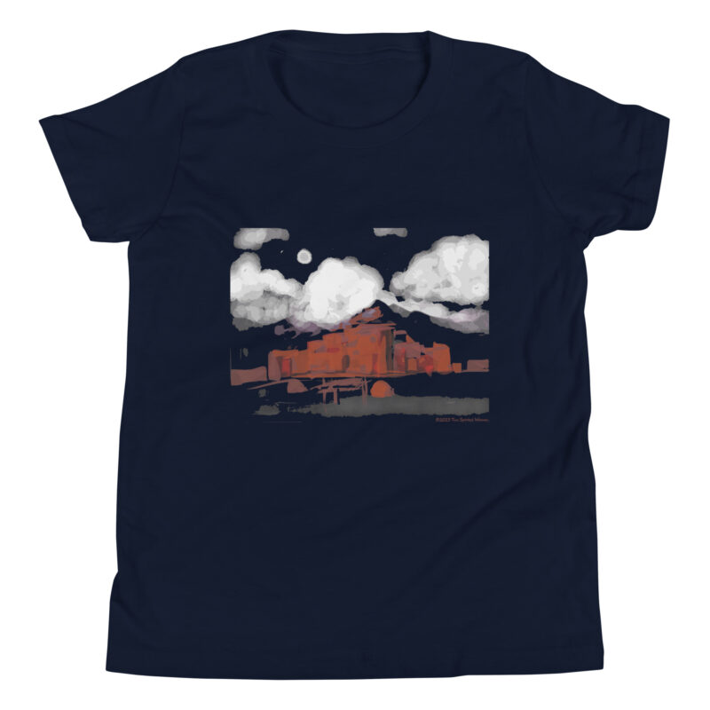 TAOS PUEBLO NIGHT - Youth T-Shirt - Image 10