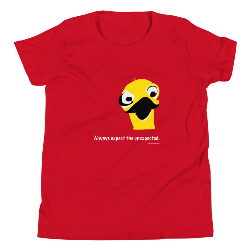ALWAYS EXPECT THE UNEXPECTED - Youth T-Shirt - Image 5