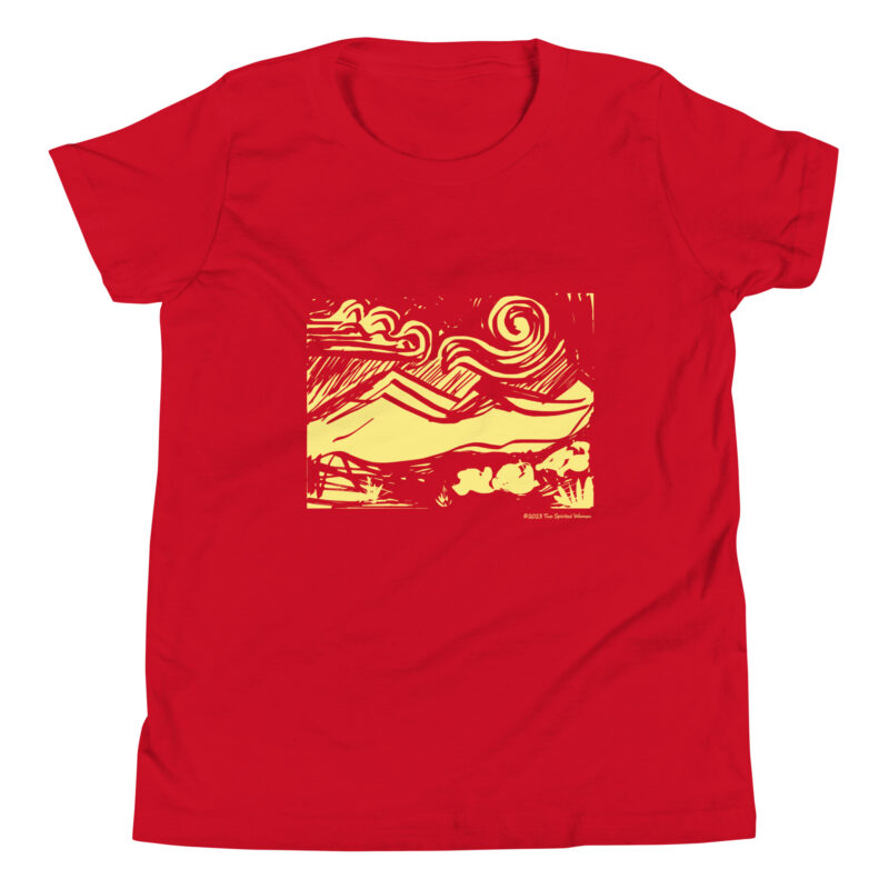 YELLOW MOUNTAINS - Youth T-Shirt - Image 4