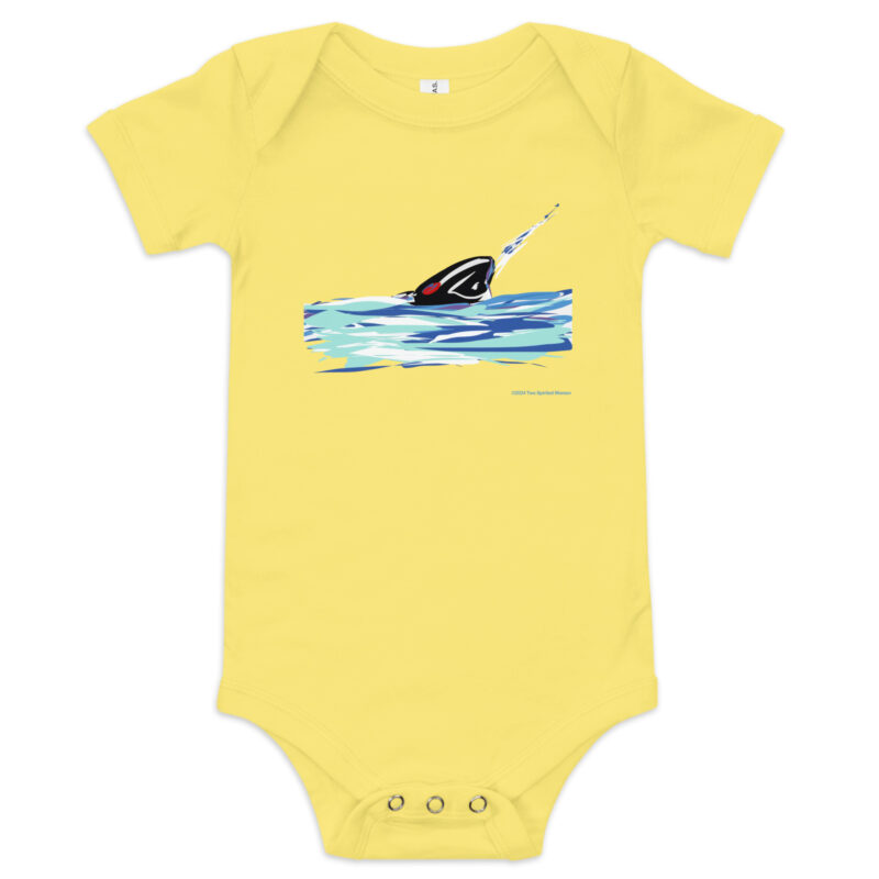 WHALE - Baby Onesie - Image 4