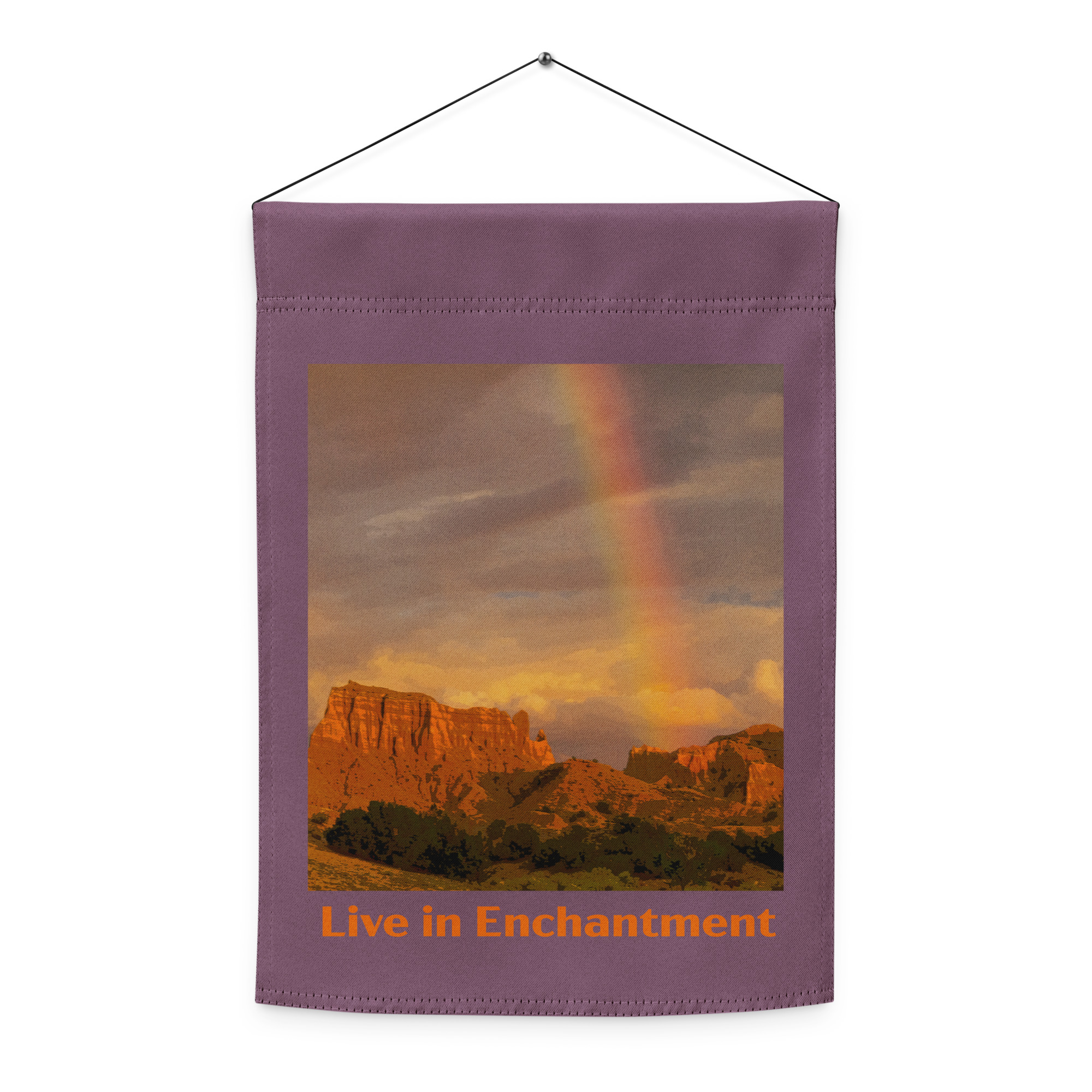 LIVE IN ENCHANTMENT - Garden Flag