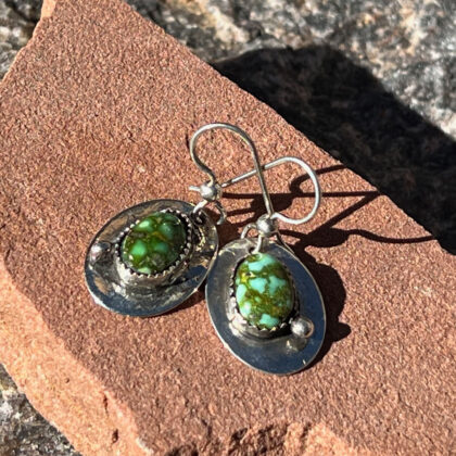 J158 Sonoran Gold Oval Earrings