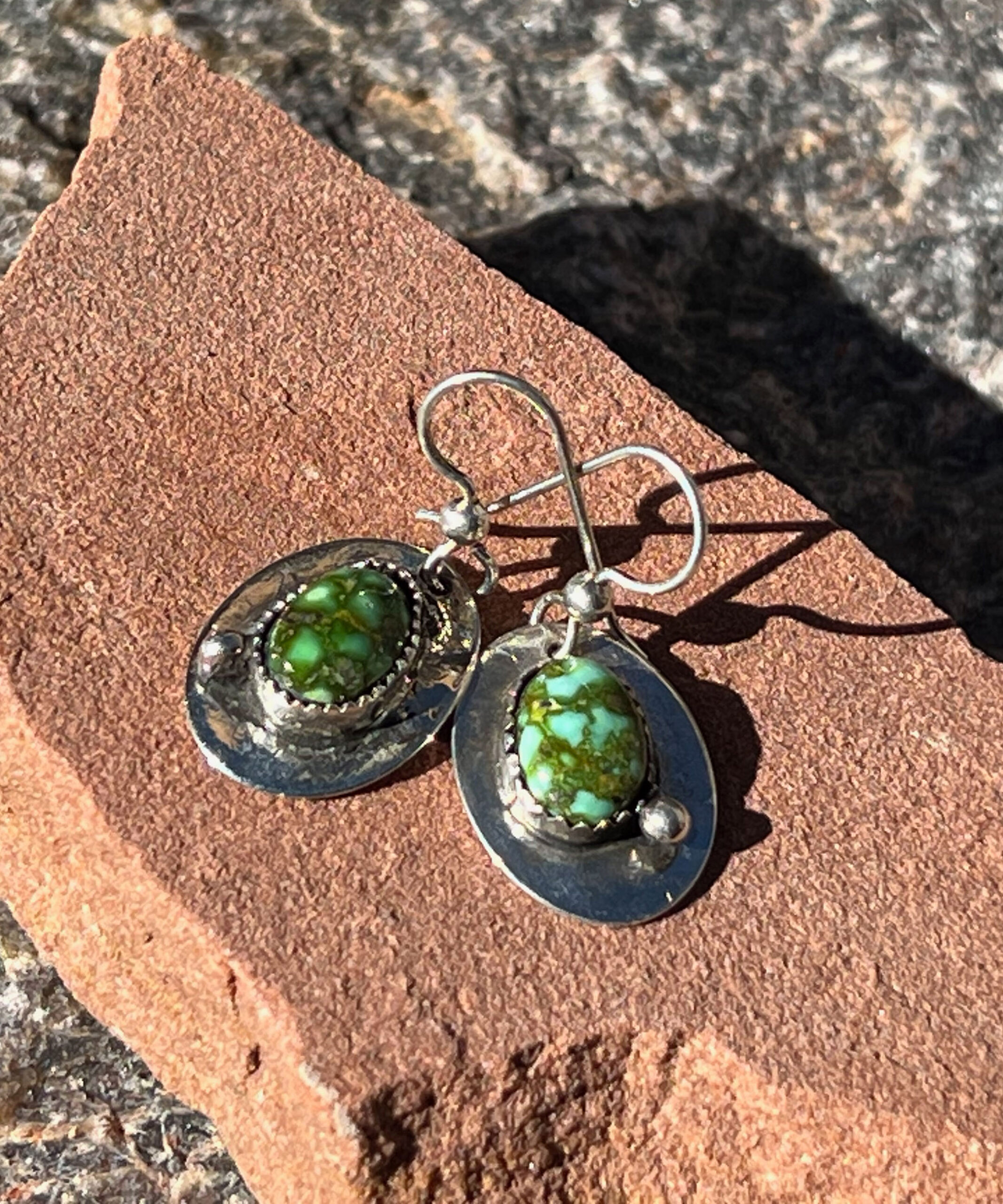 J158 Sonoran Gold Oval Earrings