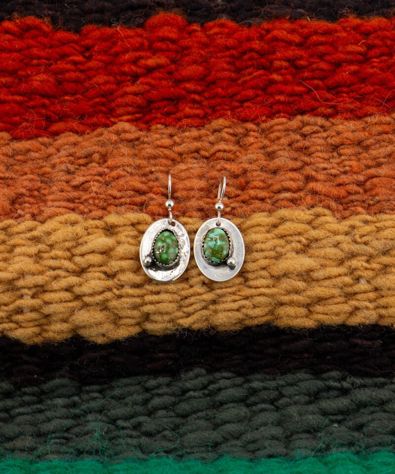 J158 Sonoran Gold Oval Earrings - Image 4