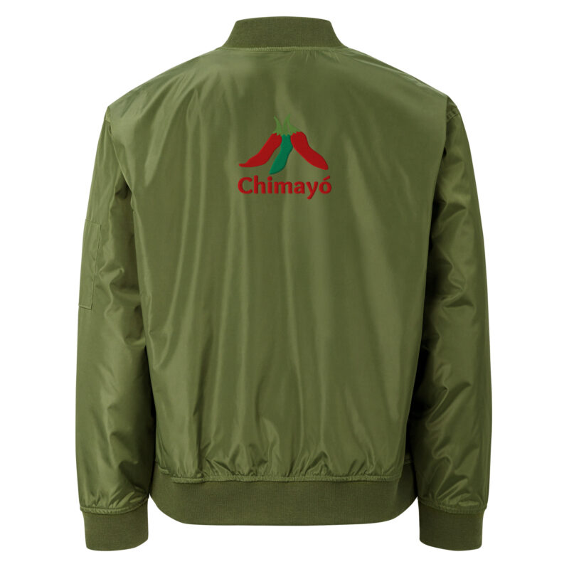 CHIMAYO CHILE - Premium Recycled Bomber Jacket (embroidered front & back) - Image 8