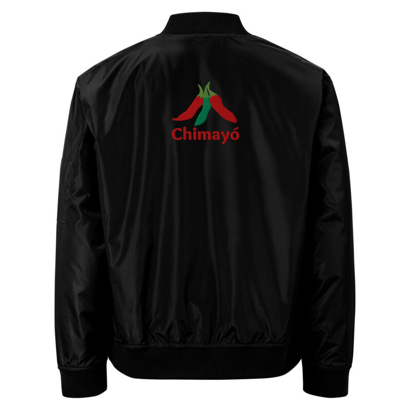 CHIMAYO CHILE - Premium Recycled Bomber Jacket (embroidered front & back) - Image 5