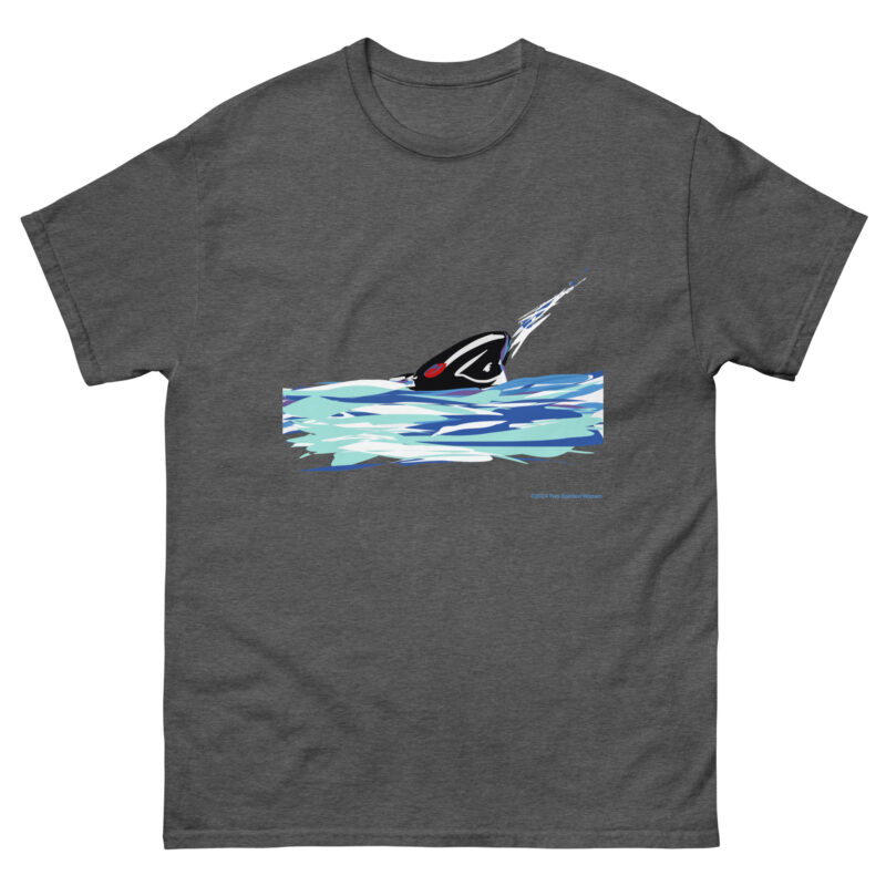 WHALE - Unisex Classic Tee - Image 3