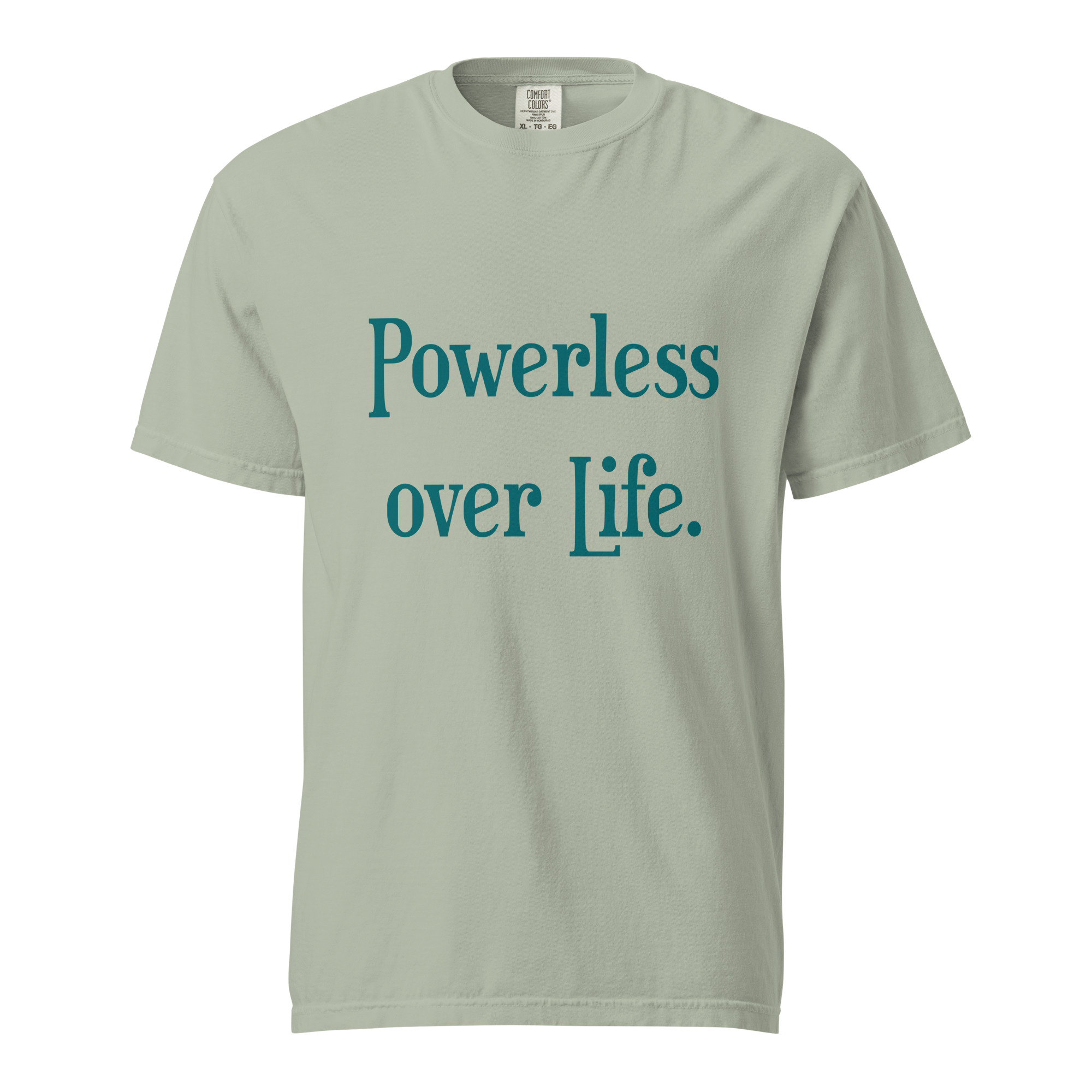 POWERLESS - Unisex Soft Heavyweight T-Shirt - Image 3