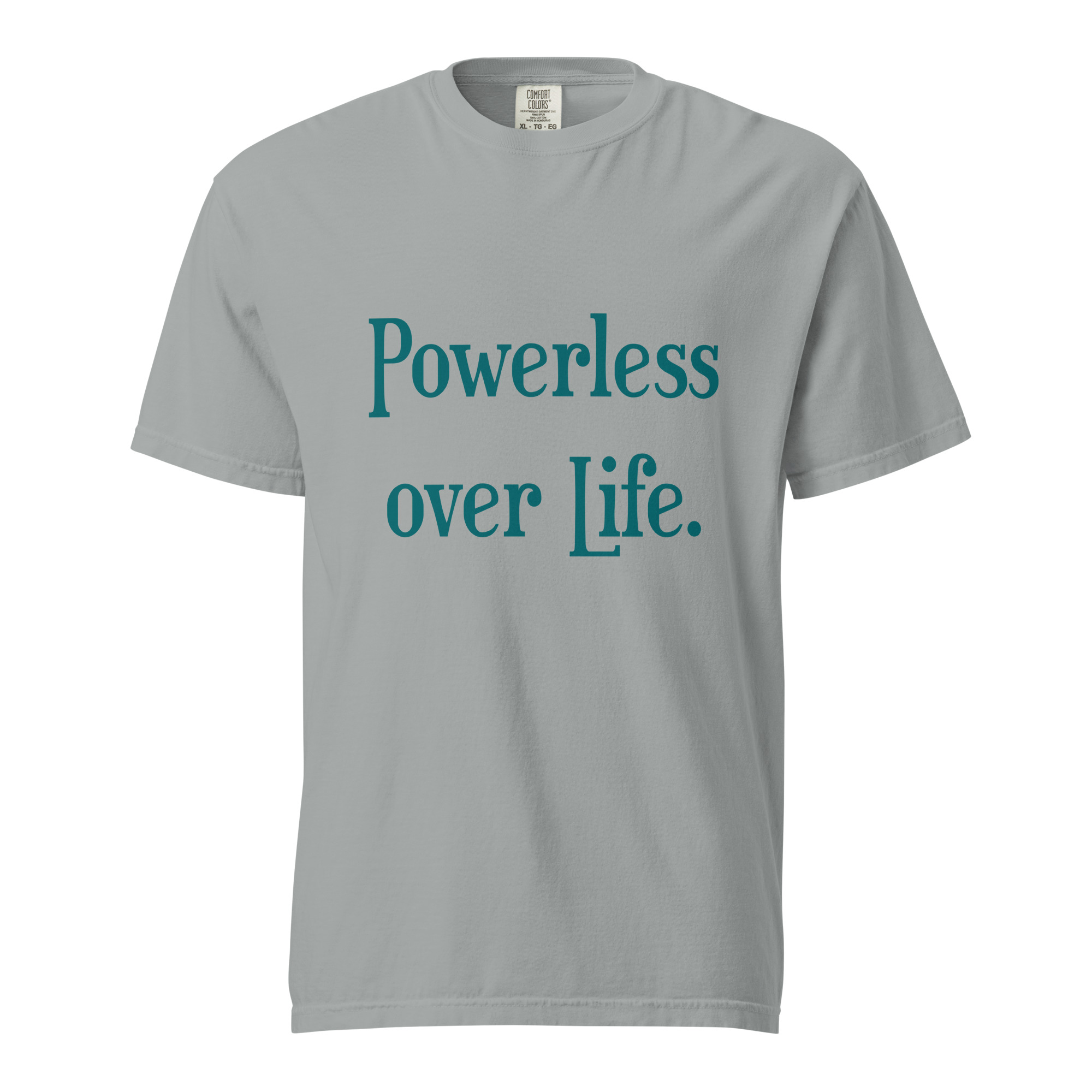 POWERLESS - Unisex Soft Heavyweight T-Shirt - Image 2