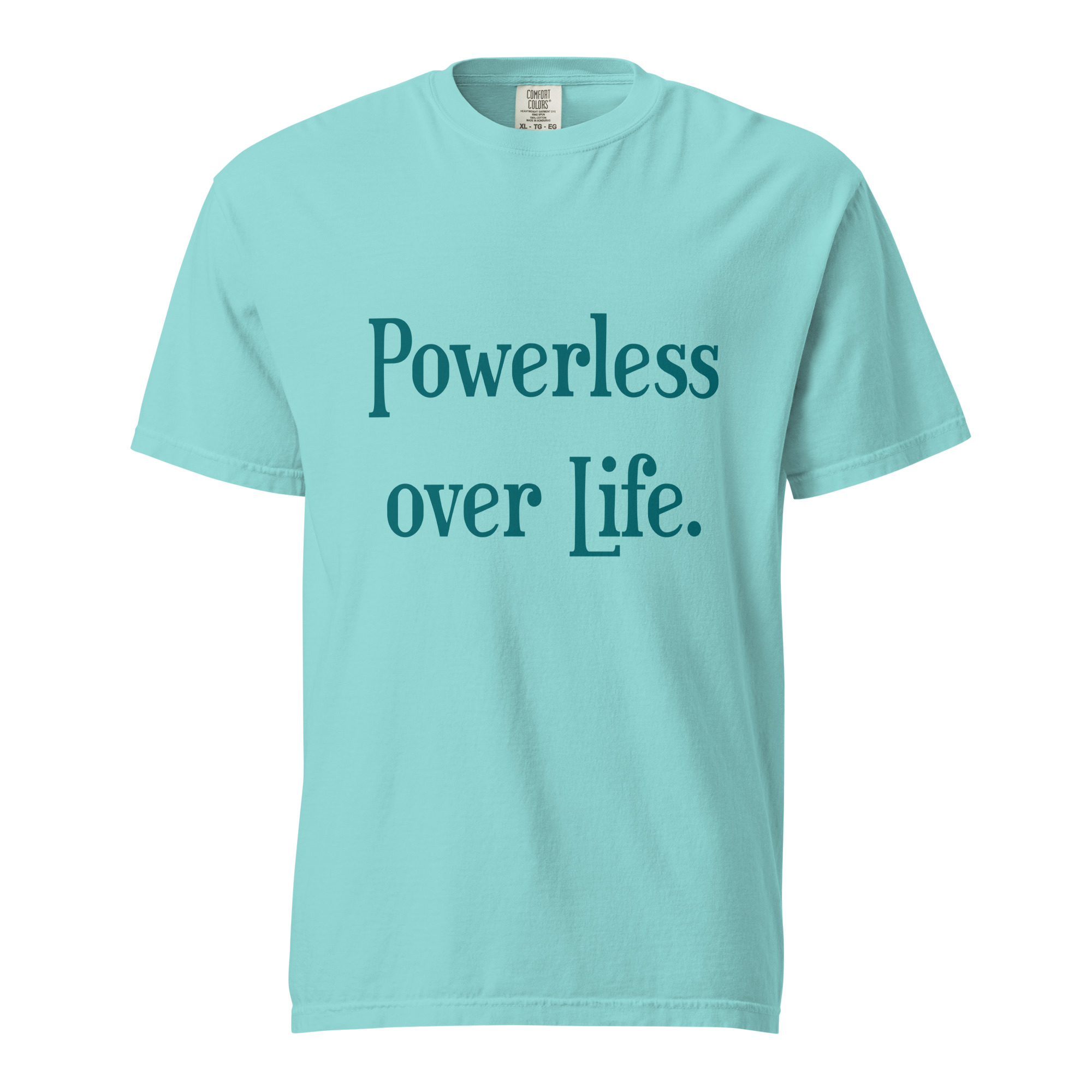 POWERLESS - Unisex Soft Heavyweight T-Shirt - Image 4