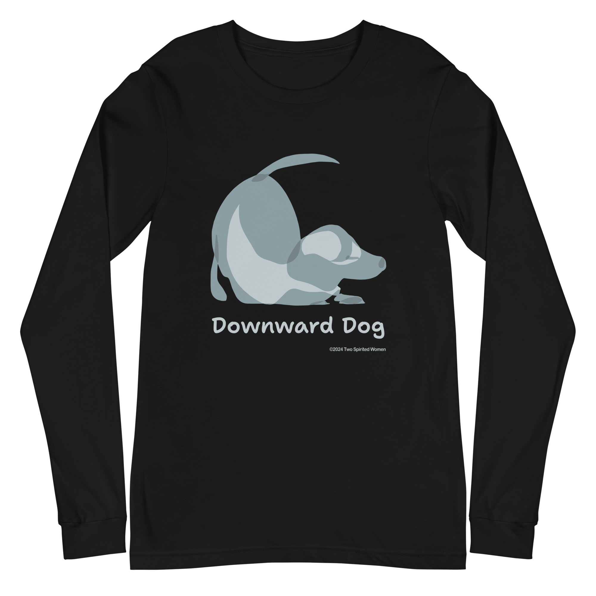 DOWNWARD DOG - Unisex Long Sleeve Tee - Image 3