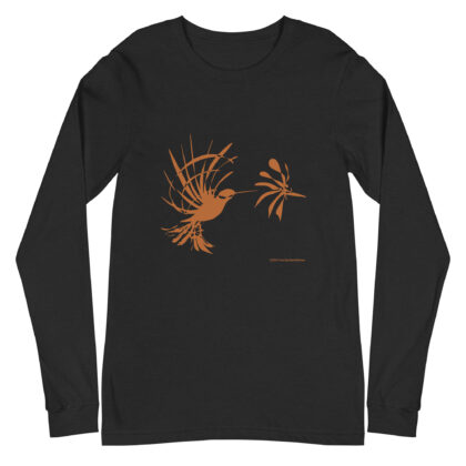 RUFOUS HUMMINGBIRD - Unisex Long Sleeve Tee