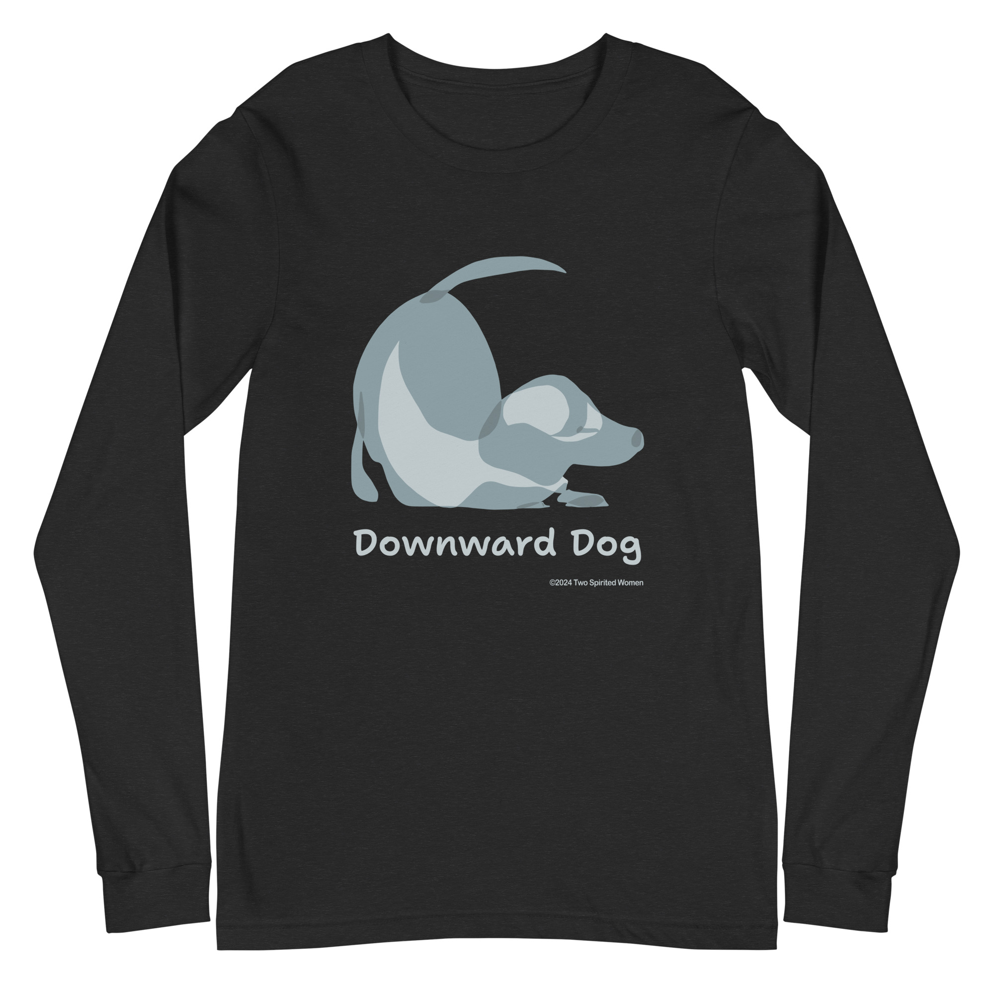 DOWNWARD DOG - Unisex Long Sleeve Tee - Image 2