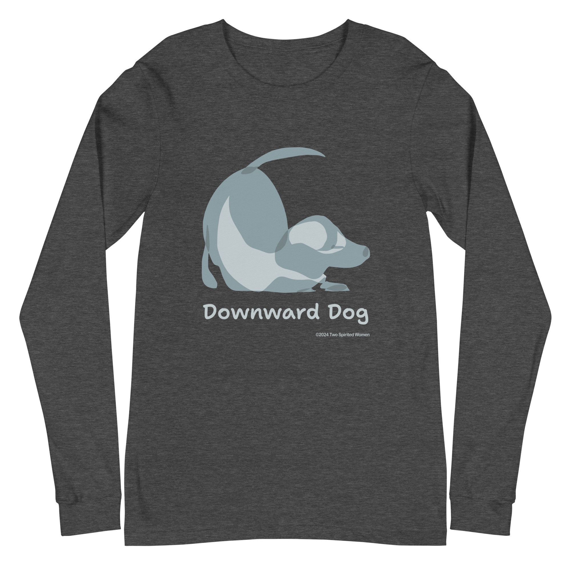 DOWNWARD DOG - Unisex Long Sleeve Tee - Image 7