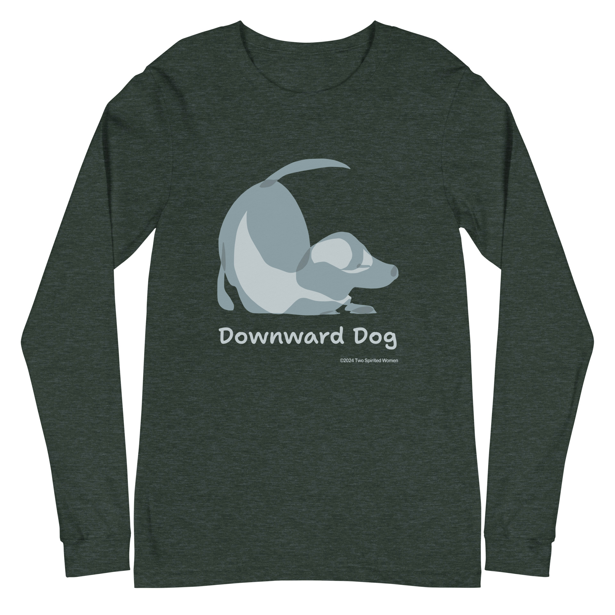 DOWNWARD DOG - Unisex Long Sleeve Tee - Image 6