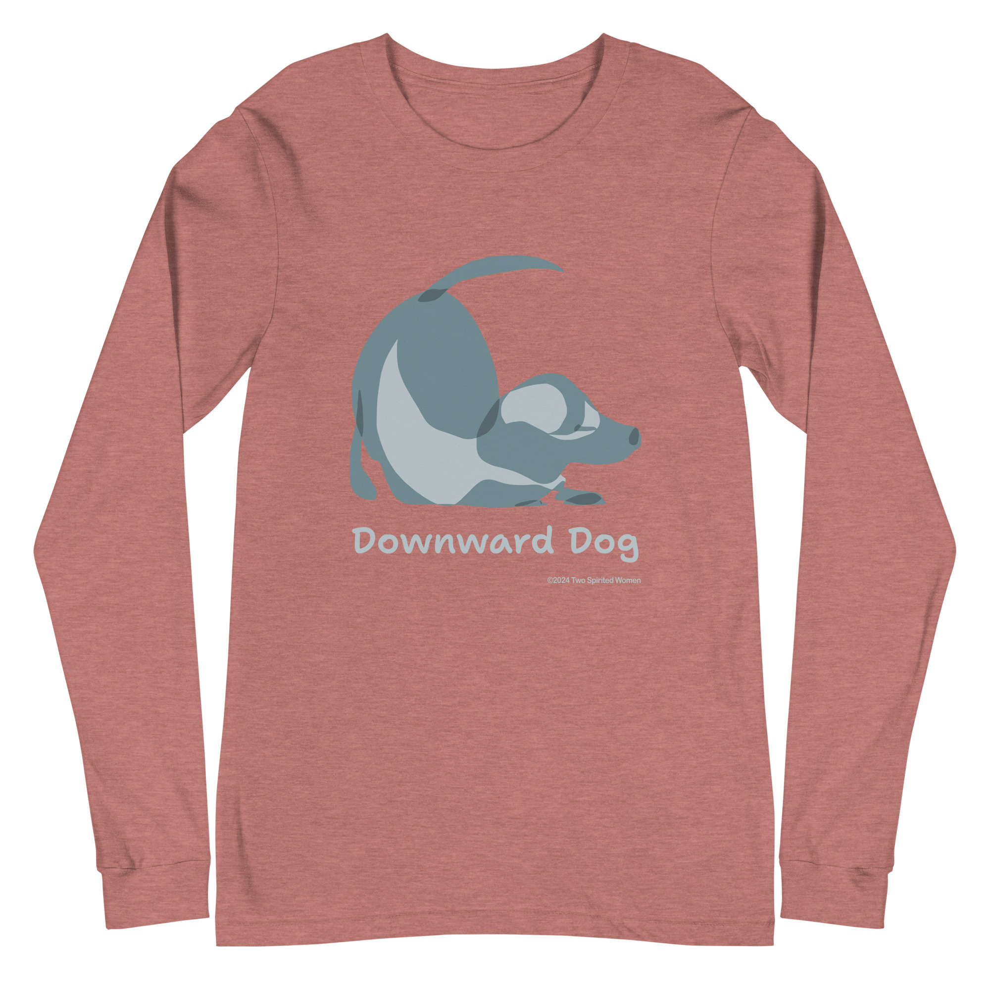 DOWNWARD DOG - Unisex Long Sleeve Tee - Image 12