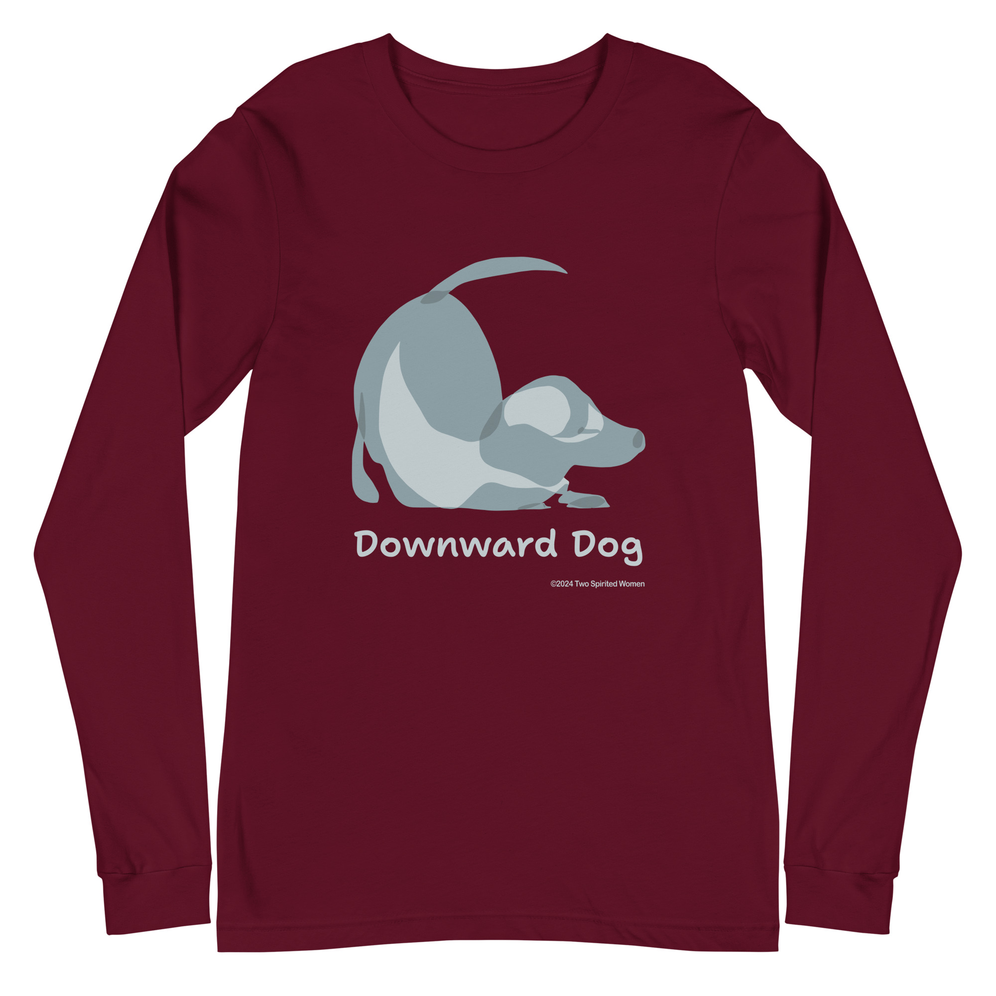 DOWNWARD DOG - Unisex Long Sleeve Tee - Image 5