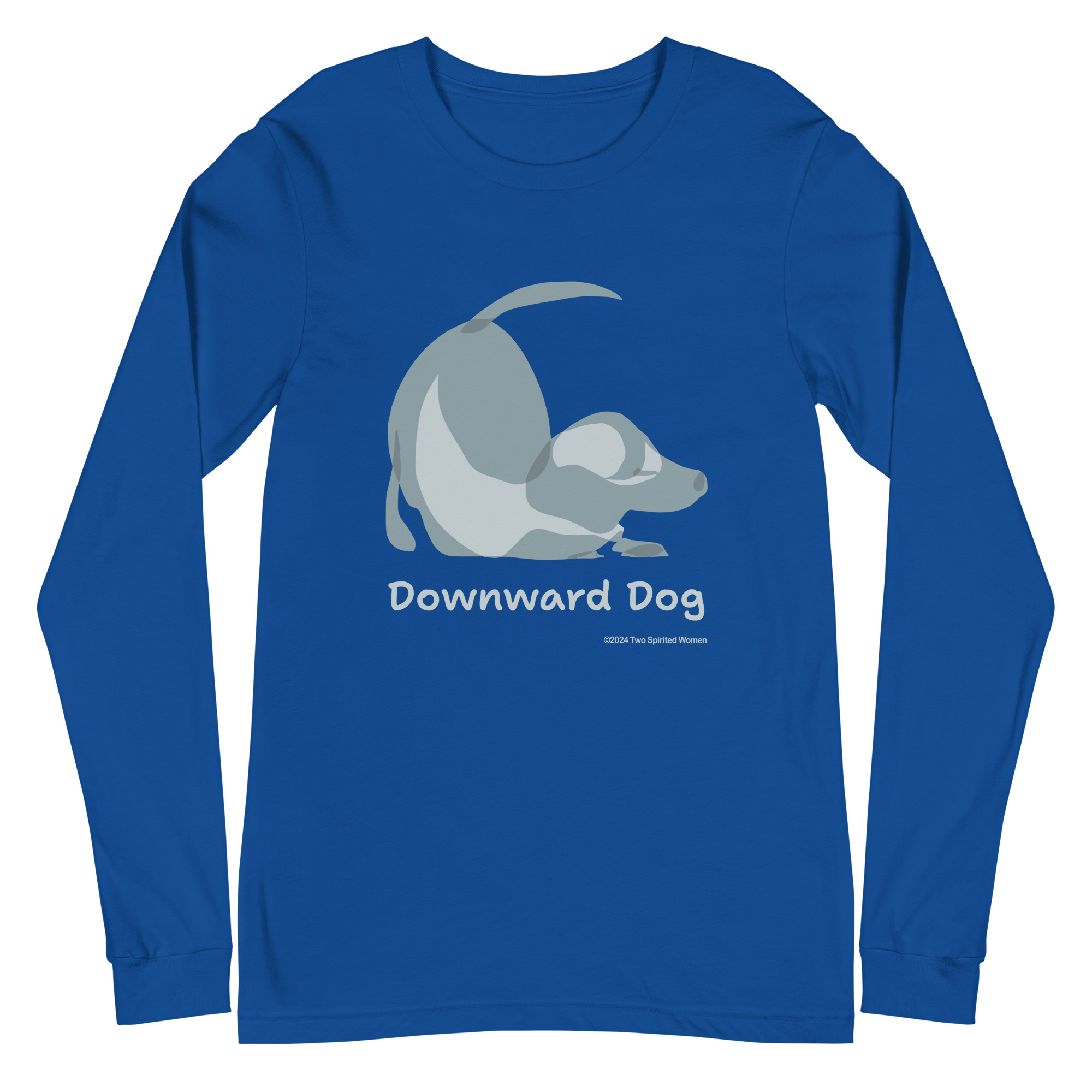 DOWNWARD DOG - Unisex Long Sleeve Tee - Image 8