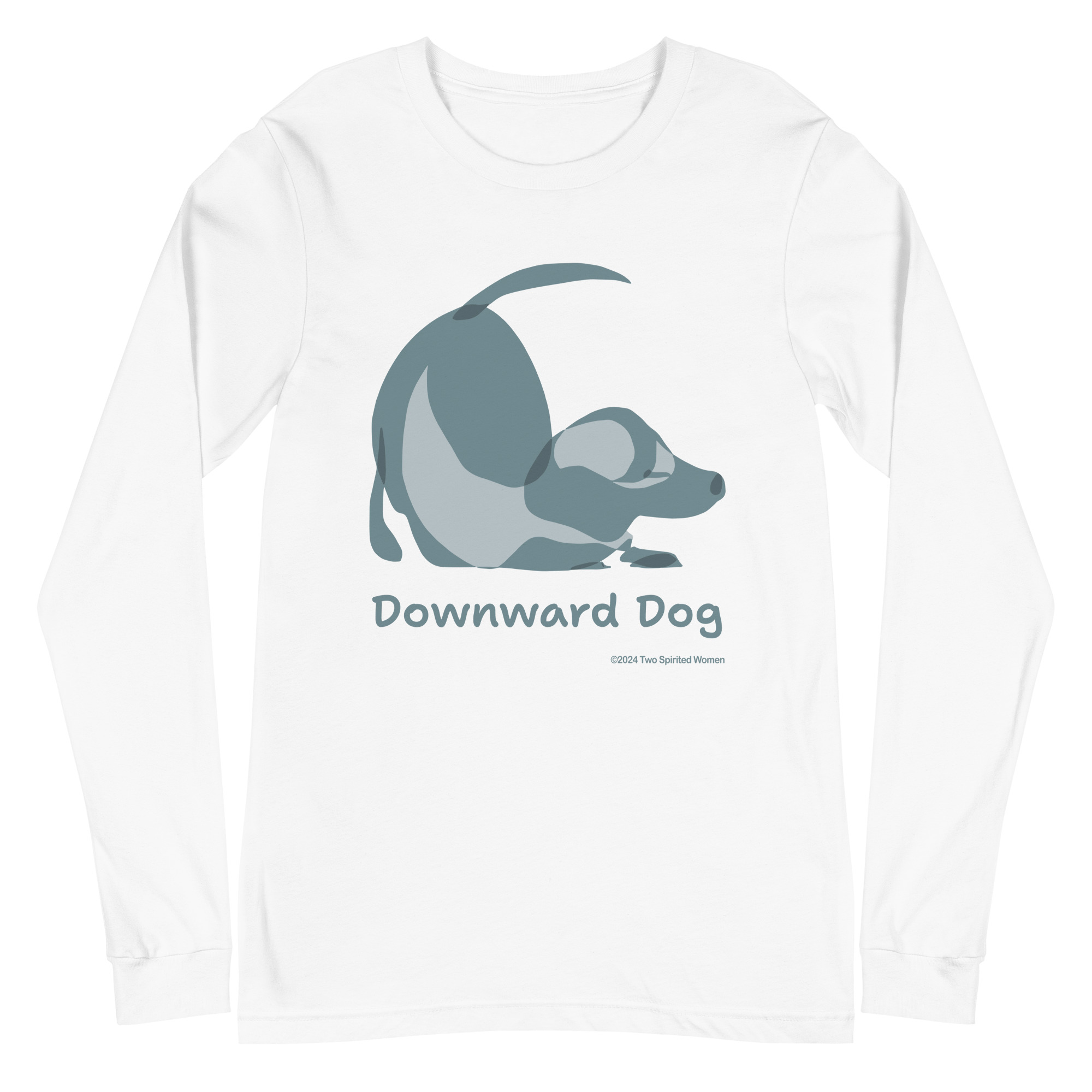 DOWNWARD DOG - Unisex Long Sleeve Tee - Image 14