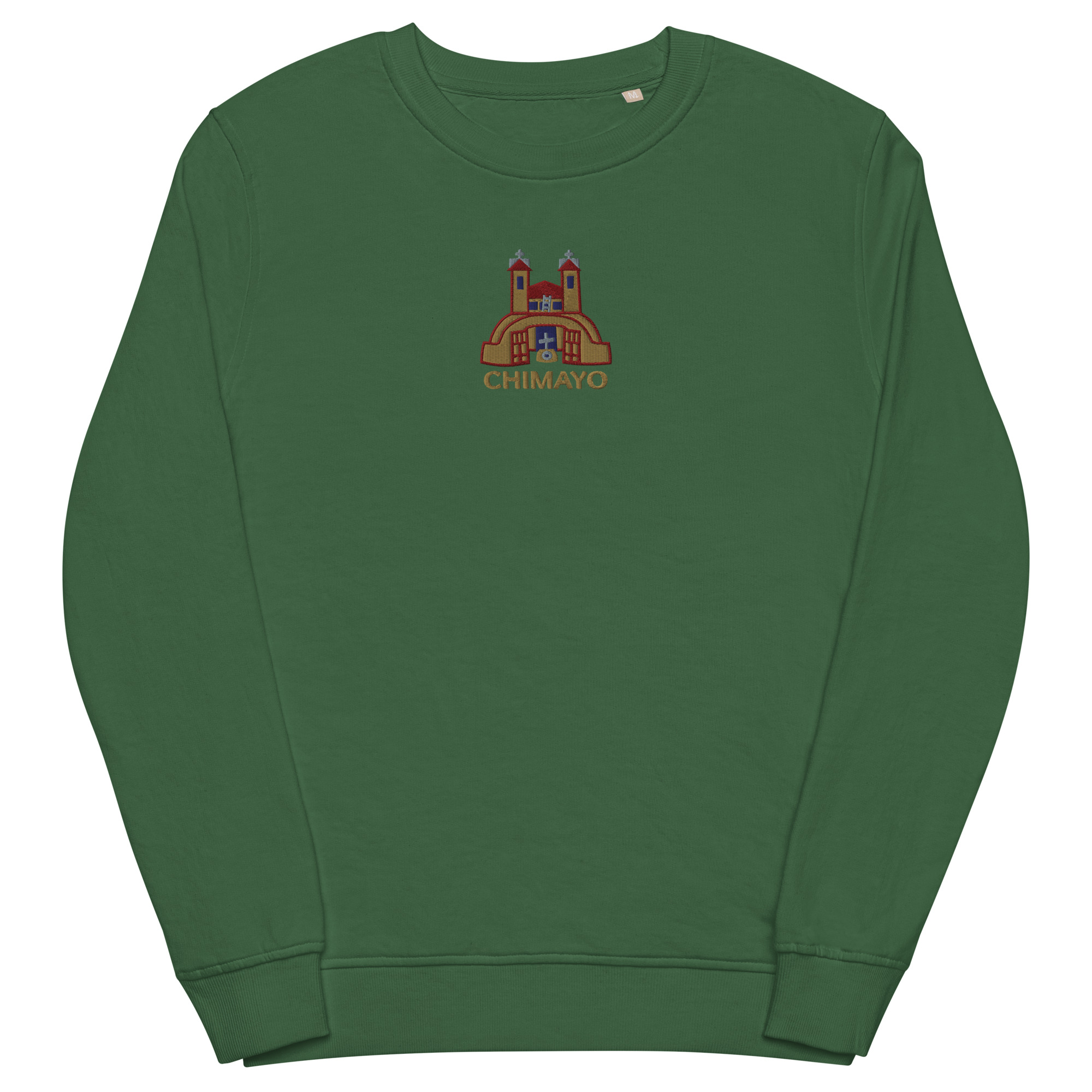 EL SANTUARIO DE CHIMAYÓ - Unisex Organic Sweatshirt (embroidered) - Image 4