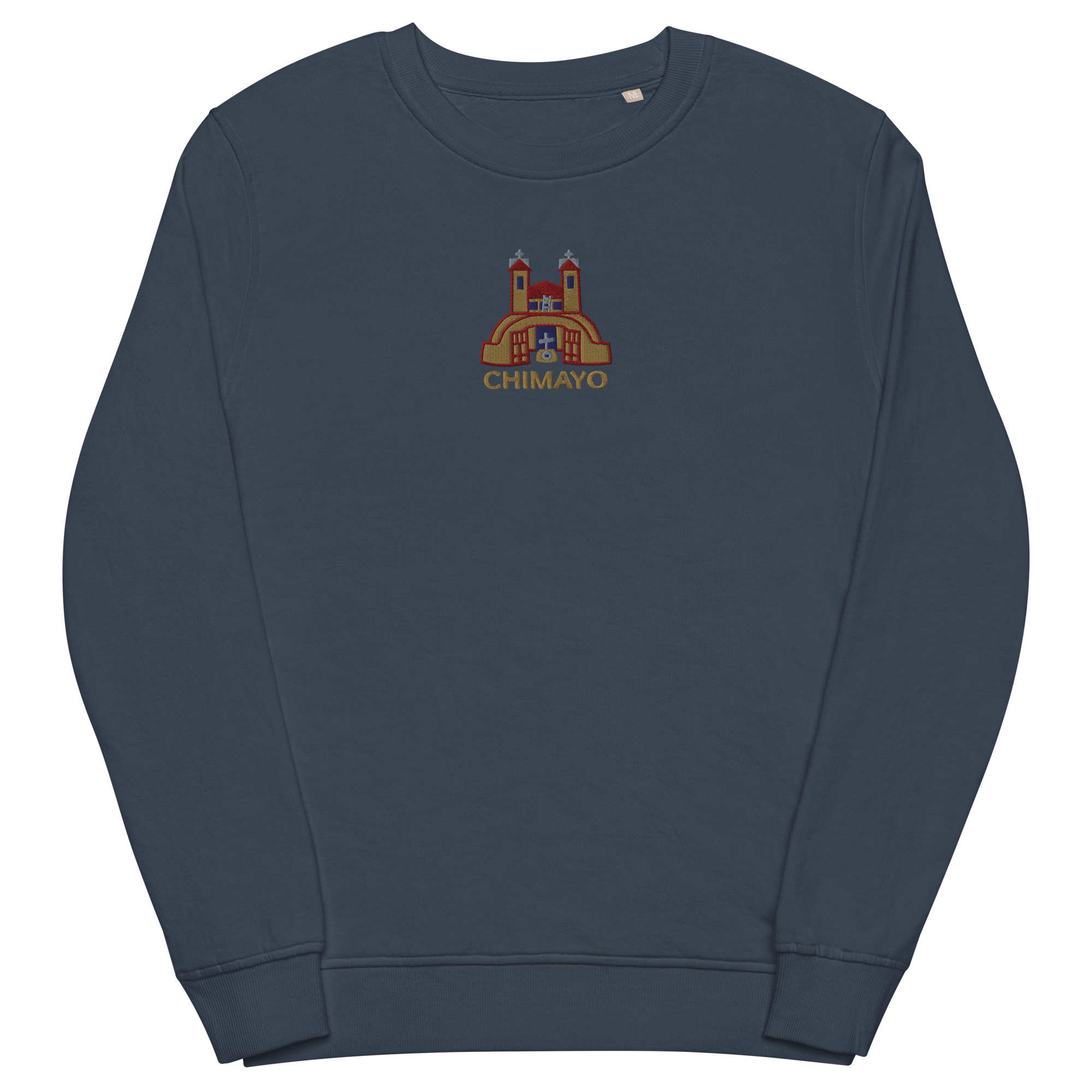 EL SANTUARIO DE CHIMAYÓ - Unisex Organic Sweatshirt (embroidered) - Image 3