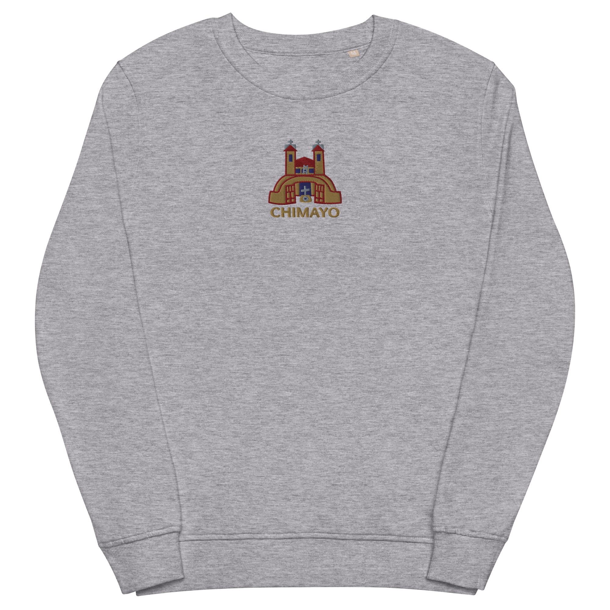 EL SANTUARIO DE CHIMAYÓ - Unisex Organic Sweatshirt (embroidered) - Image 5