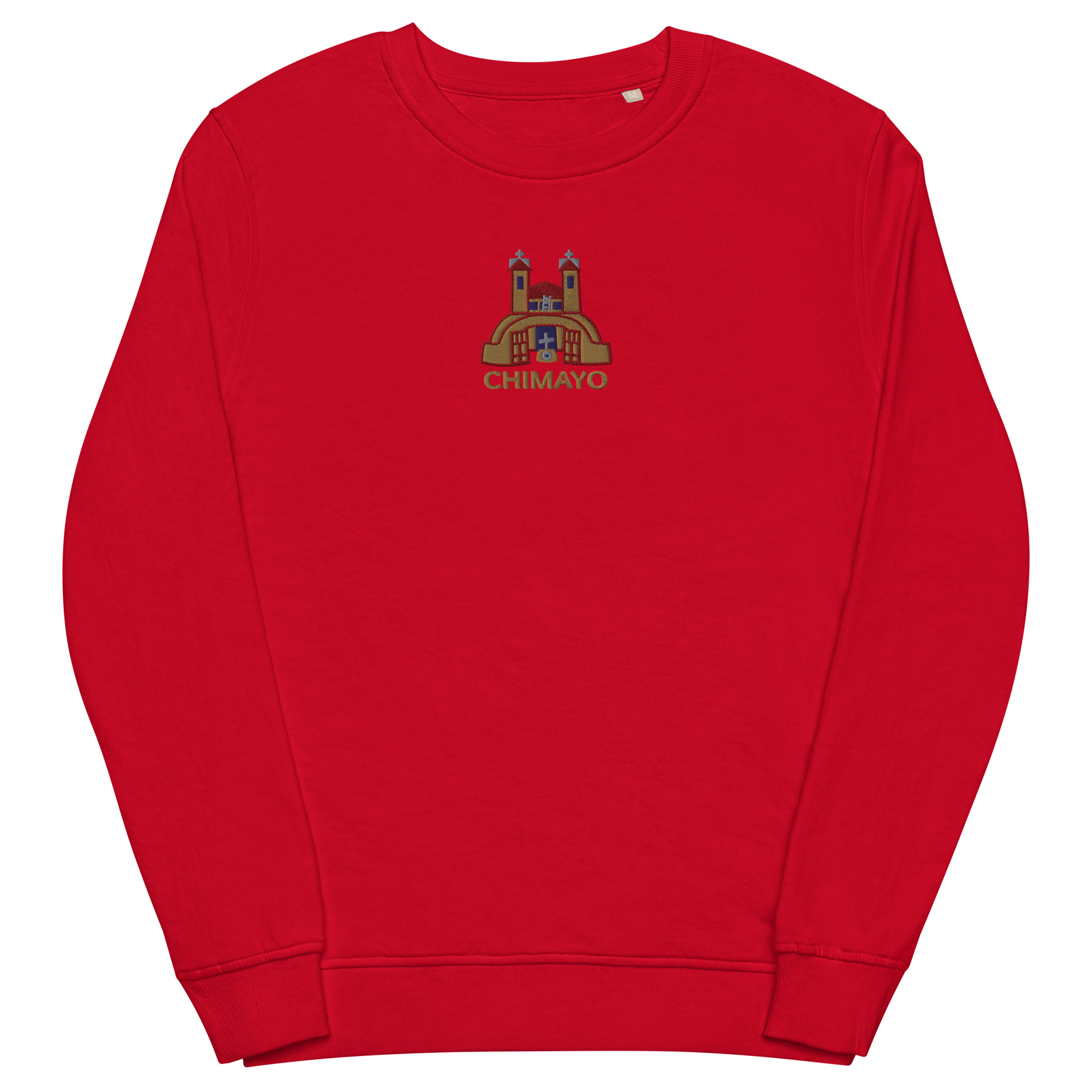 EL SANTUARIO DE CHIMAYÓ - Unisex Organic Sweatshirt (embroidered) - Image 2