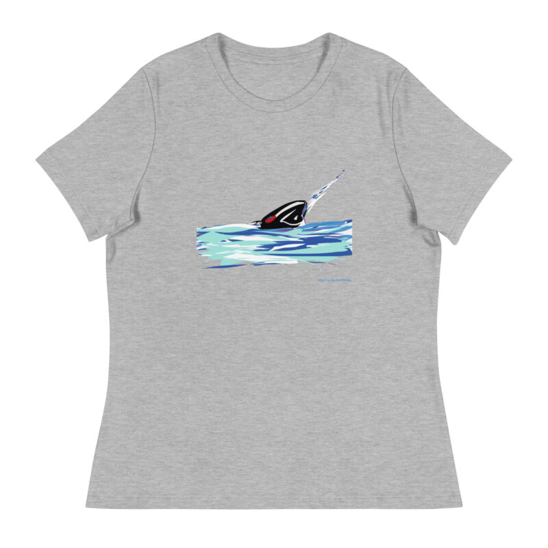 WHALE - Women's Relaxed T-Shirt - Image 8